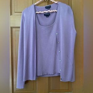 Ann Taylor matching sweater & tank